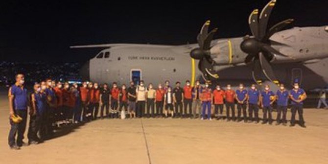 MSB: “Ankara’dan havalanan TSK’ya ait uçağımız, Lübnan’ın başkenti Beyrut’a ulaştı”
