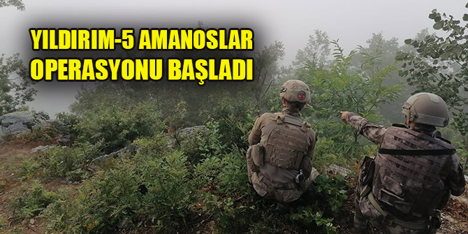 Bakan Soylu duyurdu: 'Yıldırım-5 Amanoslar Operasyonu' başlatıldı