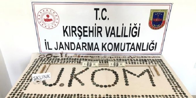 Kırşehir jandarmasından tarihi eser operasyonu