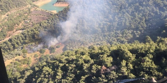 İzmir’deki orman yangını kontrol altında