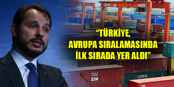 Albayrak: Türkiye, Avrupa sıralamasında ilk sırada yer aldı