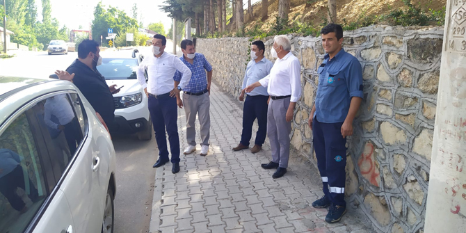 Bozkır’da elektrik kabloları yer altına alınıyor