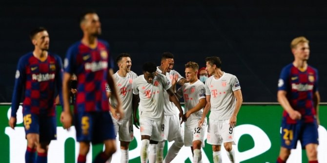 Bayern Münih'den Barcelona'ya tarihi fark: 8-2