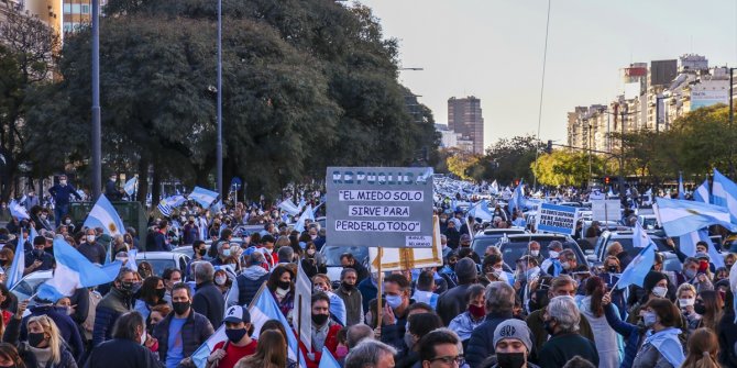 Arjantin'de hükümet karşıtı gösteriler