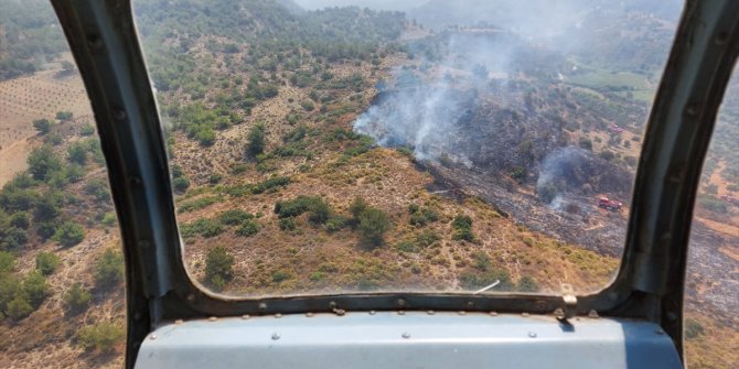 Hatay'da çıkan orman yangınında 1,5 hektar alan zarar gördü