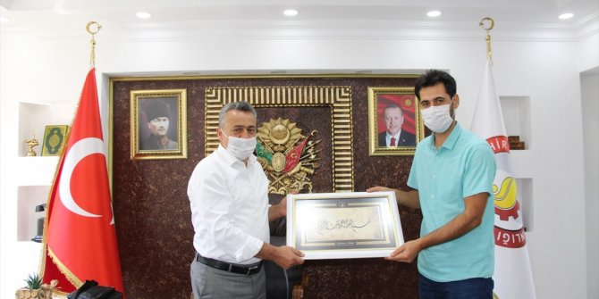 Yazar Dinç, Seydişehir Belediye Başkanı Mehmet Tutal'ı ziyaret etti