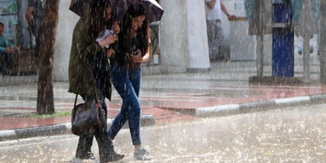 6 il için sağanak uyarısı
