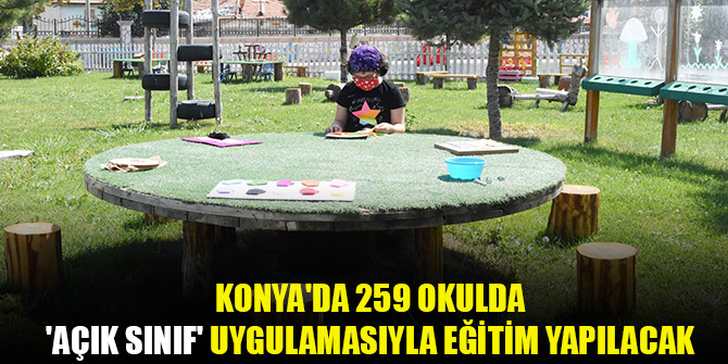 Konya'da 259 okulda 'açık sınıf' uygulamasıyla eğitim yapılacak