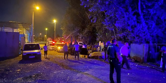 Sanayide bulunan hurdacı dükkanında şüpheli ölüm