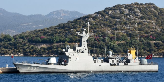 Türk hücümbotu, Kaş Setur Marina'ya demirledi