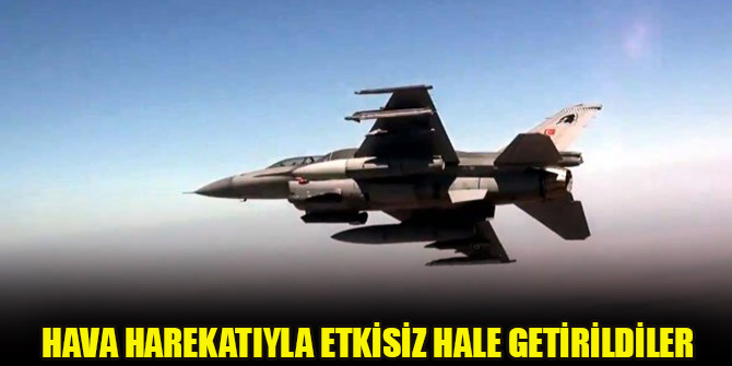MSB: Irak'ın kuzeyinde 2 terörist etkisiz hale getirildi