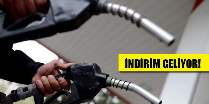 Benzine indirim geliyor!