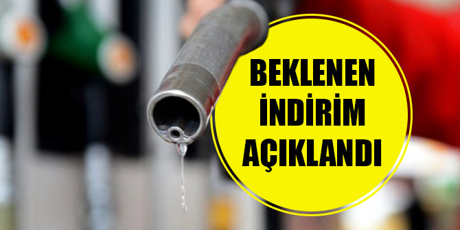 Benzine indirim geldi