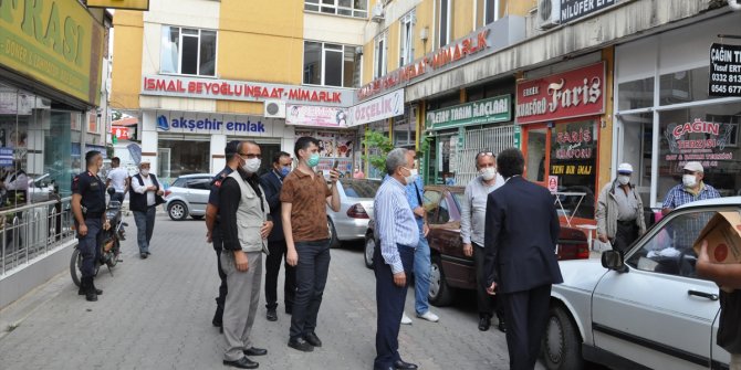 Akşehir'de maske denetimi