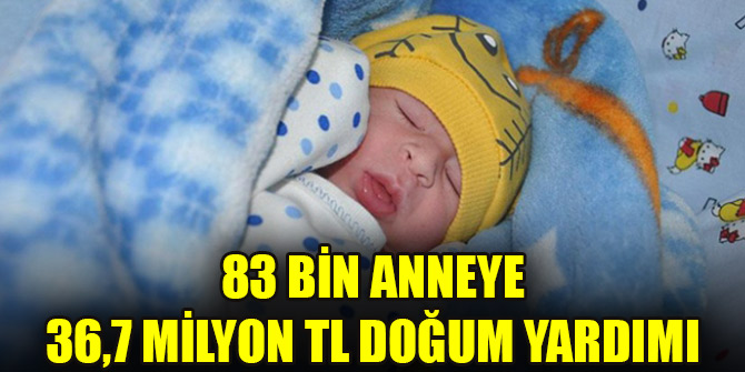 Bakan Selçuk: 83 bin annemize 36,7 milyon TL doğum yardımı yapacağız