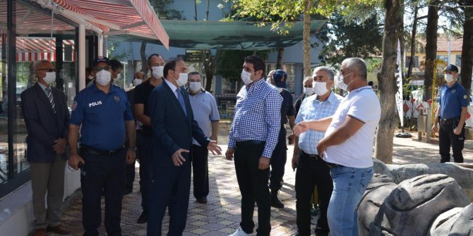 Hüyük'te koronavirüs denetimleri