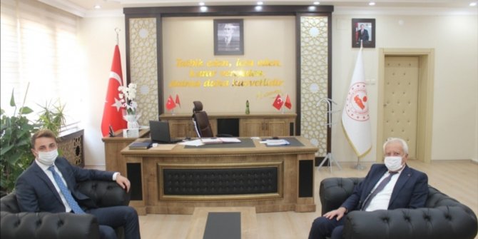 Başkan Saygı'dan Kaymakam Akın'a hayırlı olsun ziyareti