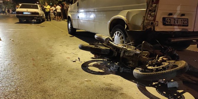 Devrilen motosikletin sürücüsü öldü
