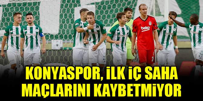 Konyaspor, ilk iç saha maçlarını kaybetmiyor