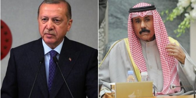 Cumhurbaşkanı Erdoğan, yeni Kuveyt Emiri ile telefonda görüştü