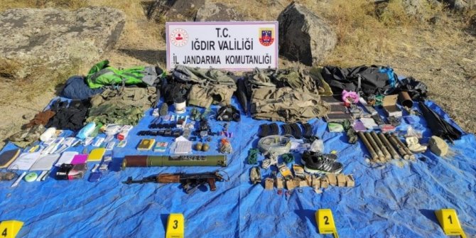 Terör örgütüne ait mühimmat ele geçirildi