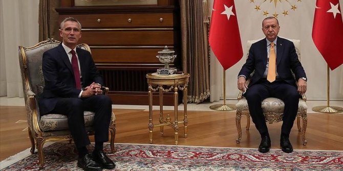 Turkish leader, NATO chief hold talks in Ankara