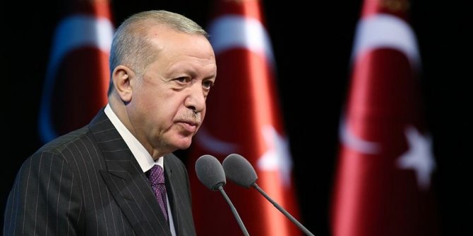 Erdoğan'dan şehit ailelerine taziye mesajı