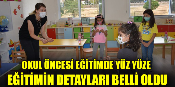 Okul öncesi eğitim kurumlarında yüz yüze eğitimin detayları belli oldu