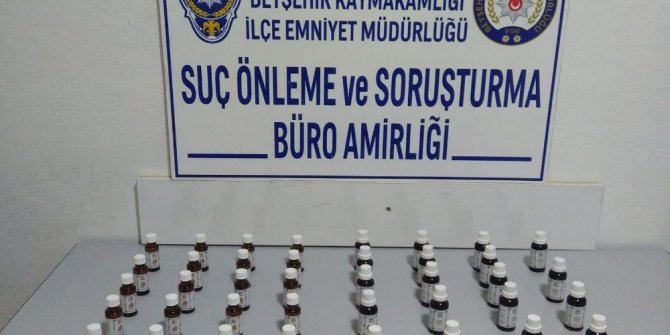 Konya’da polisten alkol katkı maddesi operasyonu