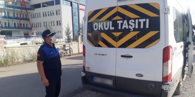 Ereğli’de okul servislerine denetim