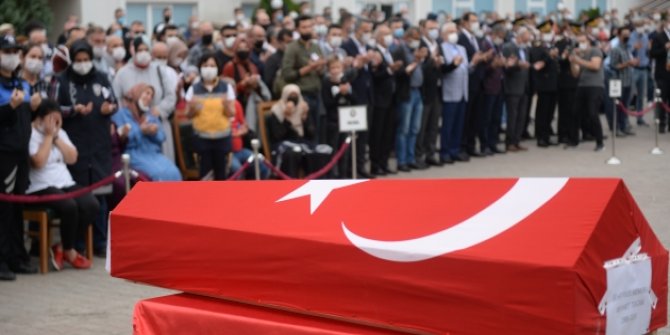 Kazada şehit olan polis memuru memleketine gönderildi