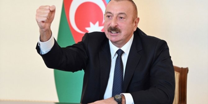 Aliyev: Ermenistan'a savaş meydanında cevap vereceğiz