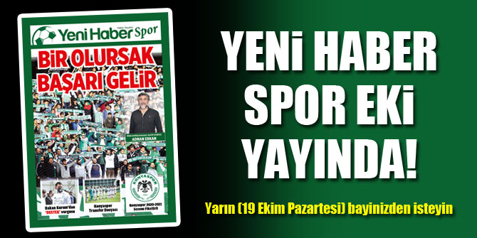 Yeni Haber Spor Eki yayında!