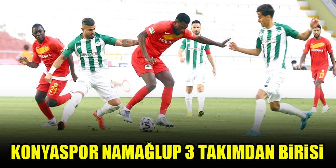 Konyaspor, namağlup 3 takımdan birisi