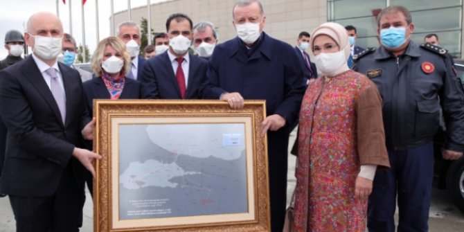 Cumhurbaşkanı Erdoğan'a anlamlı hediye