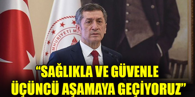 Bakan Selçuk’tan yüz yüze eğitim açıklaması