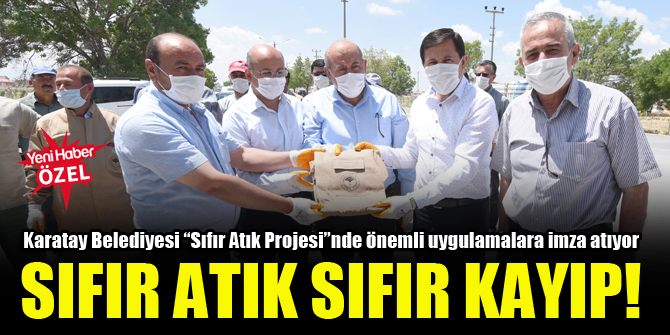 Karatay Belediyesi “Sıfır Atık Projesi”nde önemli uygulamalara imza atıyor