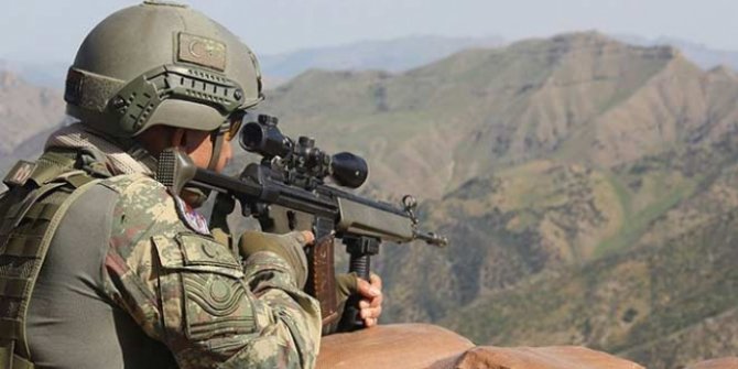 Fırat Kalkanı ve Barış Pınarı bölgesinde 2 terörist etkisiz hale getirildi