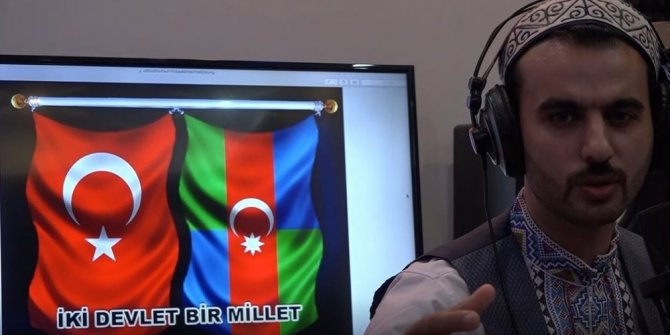 Azerbaycan ordusuna marşlı destek