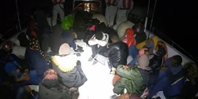 28 düzensiz göçmen kurtarıldı