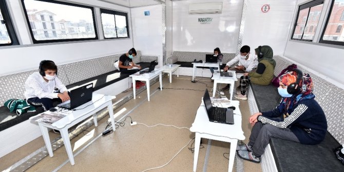 Karatay “Mobil EBA Destek Noktası” projesi hayata geçti