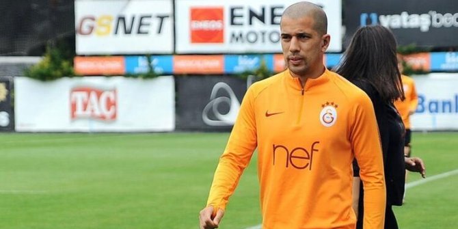 Galatasaray'da Feghouli takımla çalıştı
