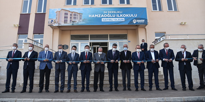 Karatay Hamzaoğlu İlkokulu, törenle hizmete açıldı