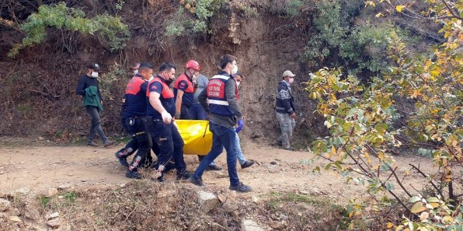 Eşi ve oğlunun önünde uçuruma yuvarlandı
