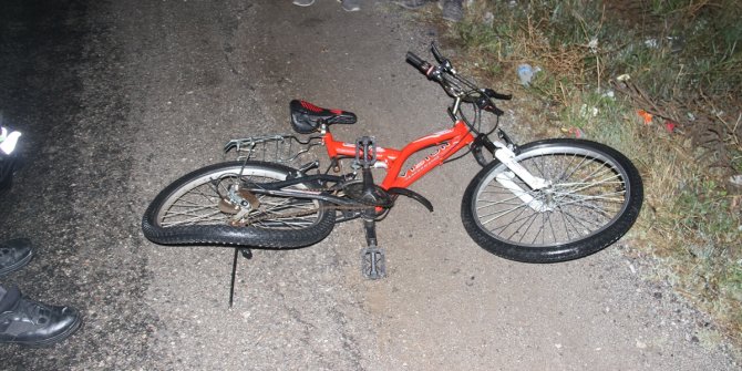 Konya'da otomobilin çarptığı bisikletli çocuk öldü