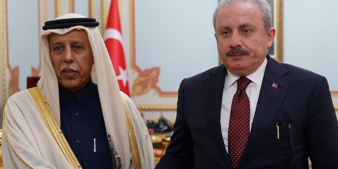 Katar Meclis Başkanı Mahmud'dan TBMM Başkanı Şentop'a taziye telefonu