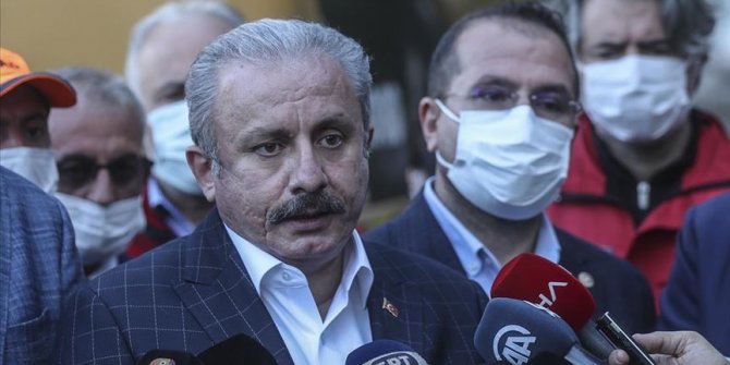 TBMM Başkanı Şentop: Çalışmalar şu anda koordinasyon içerisinde dikkatle devam ediyor