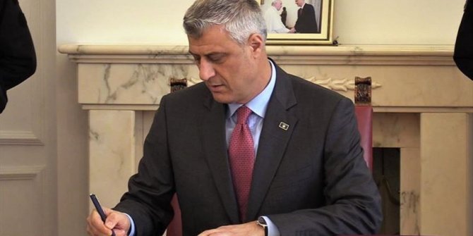 Kosovo's president resigns to face war crimes charges