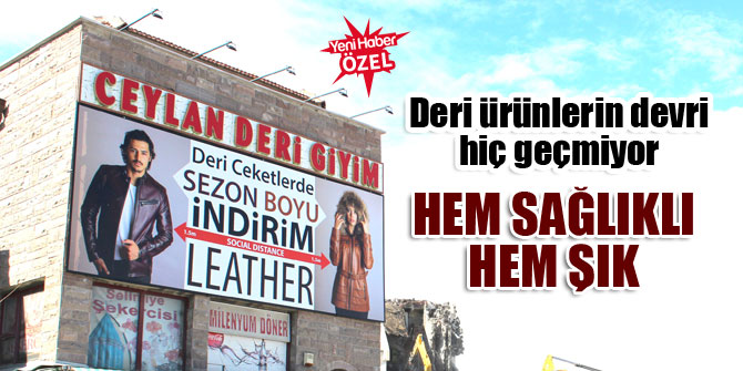 Deri kıyafetlerin devri hiç geçmiyor