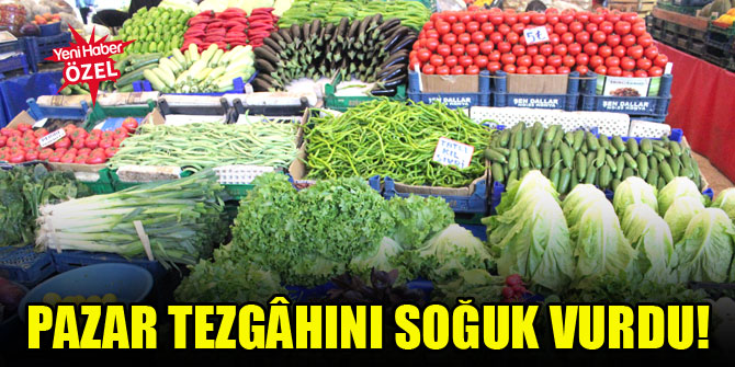 Soğuk hava pazarda fiyatları artırdı!